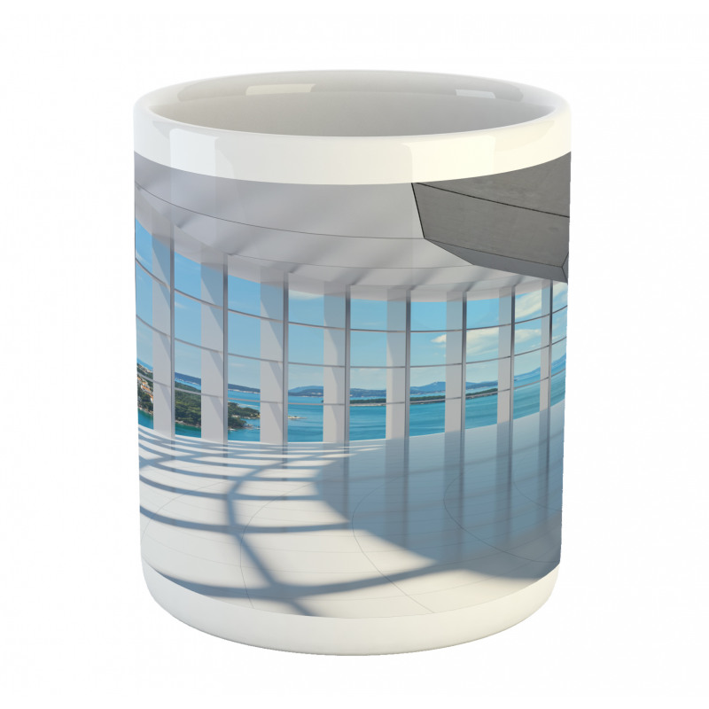 Skyscrapers Seascape View Mug