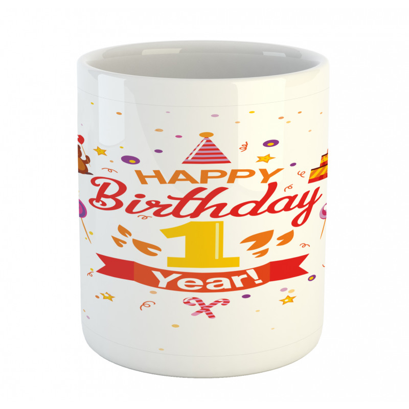 Party with Cones Bear Mug