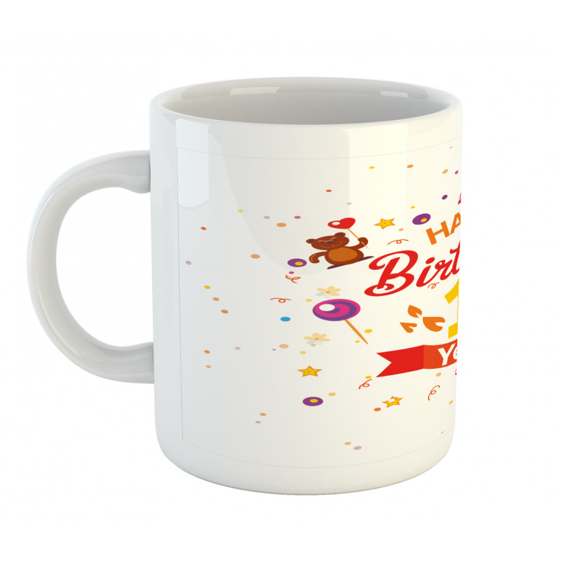 Party with Cones Bear Mug