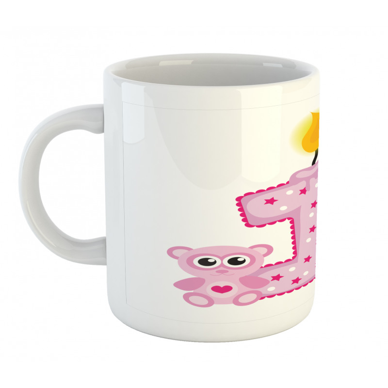 Girls Birthday Bunnies Mug