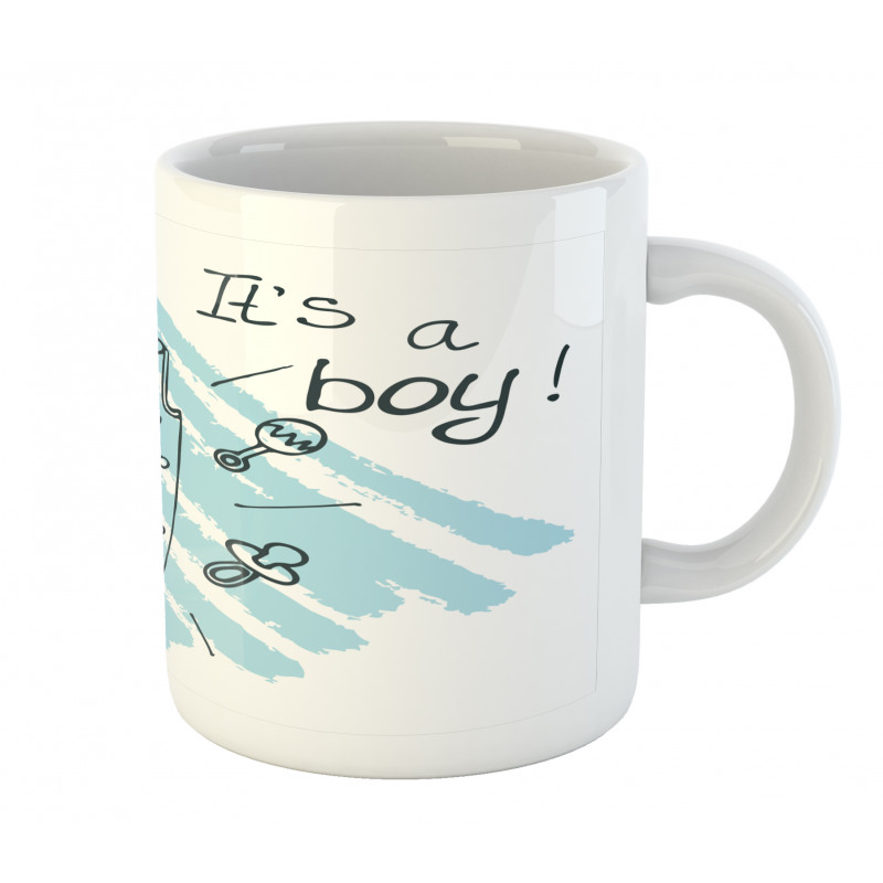 Its a Boy Paintbrush Mug