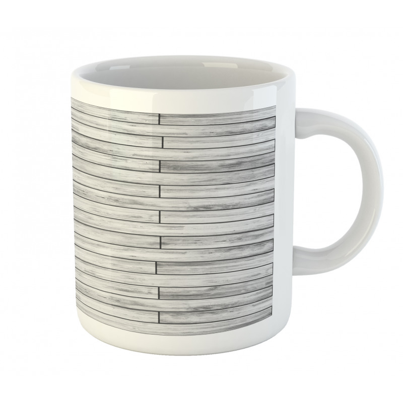 Parquet Wood Retro Mug