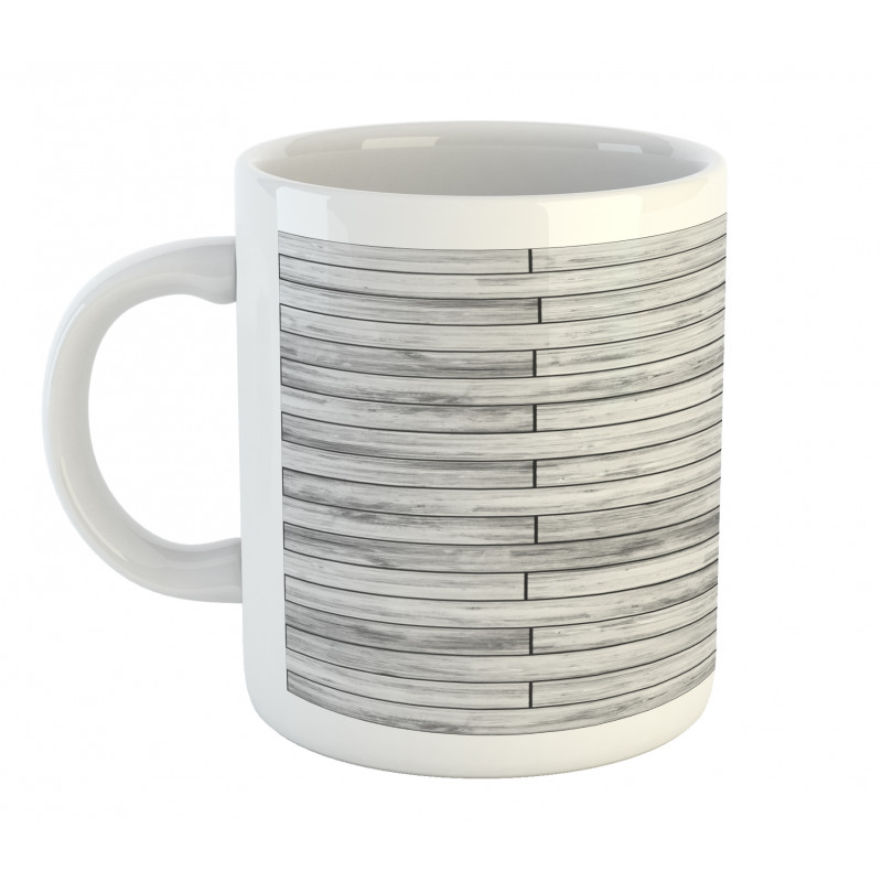 Parquet Wood Retro Mug