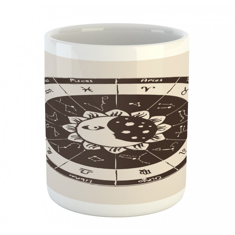 Zodiac Sun Moon Mug