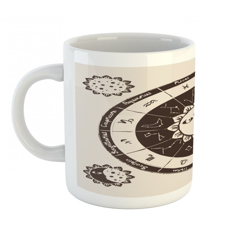 Zodiac Sun Moon Mug