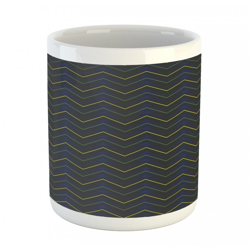 Chevron Neon Effect Mug