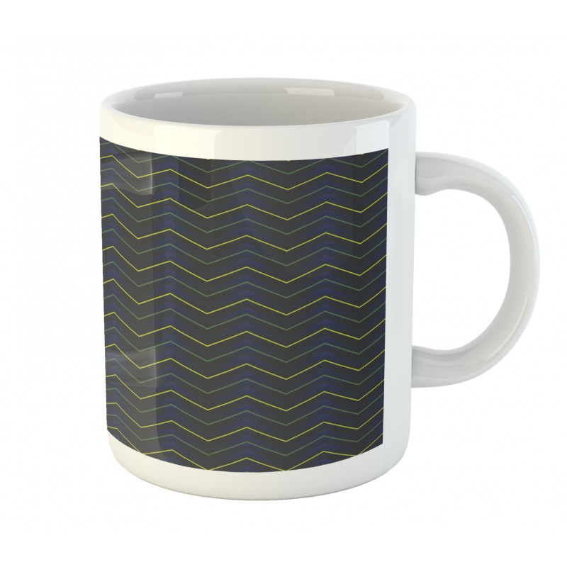 Chevron Neon Effect Mug