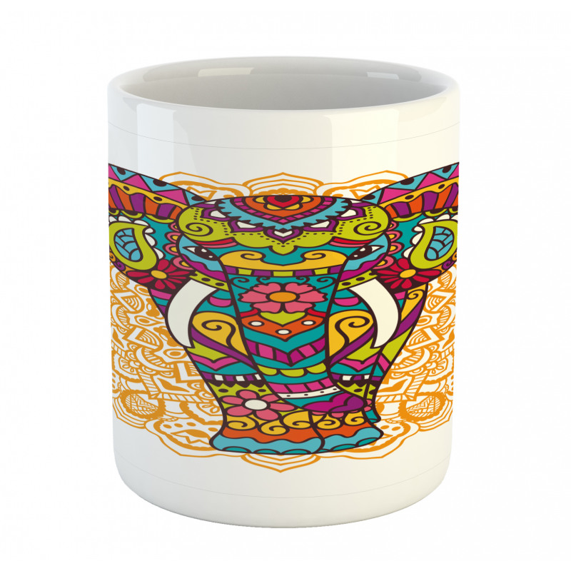 Ethnic Animal Mug