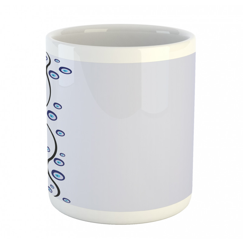 Eye Shape Shape Lines Mug