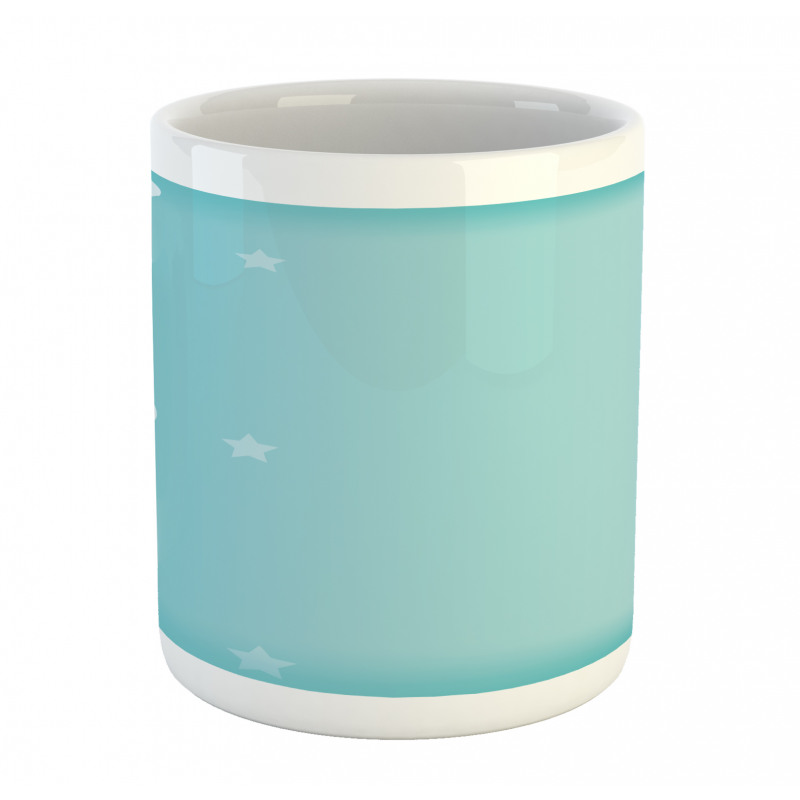 Vertical Shape Border Mug