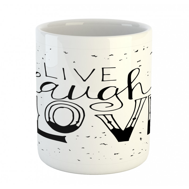 Words Hipster Mug