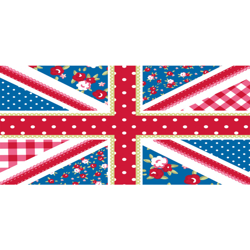 British Flag Floral Mug