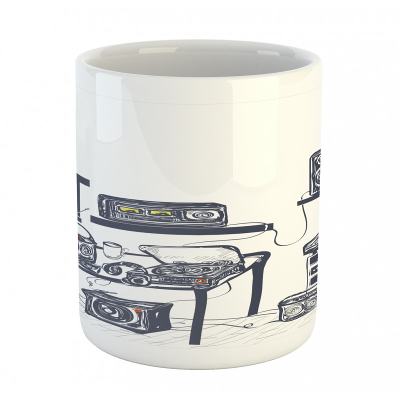 Music Devices Turntable Mug