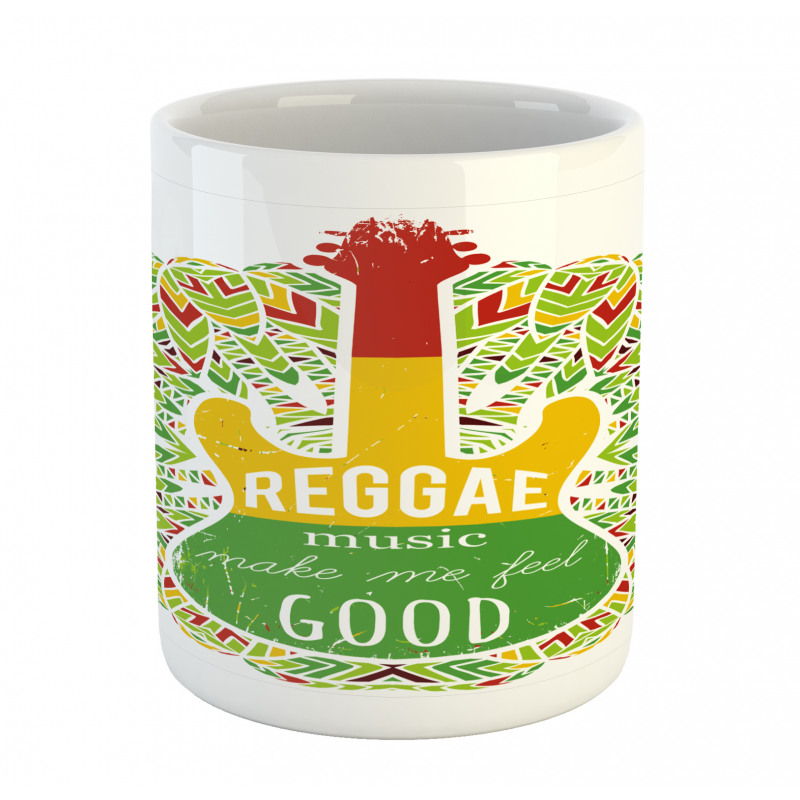 Reggae Music Guitar Mug