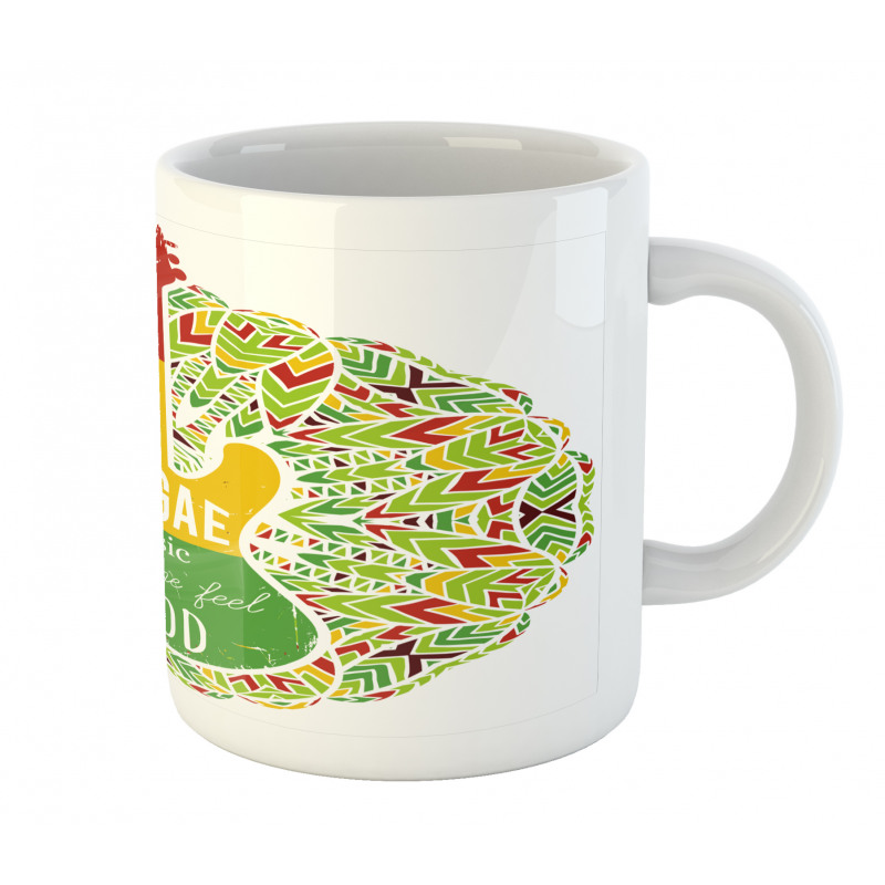 Reggae Music Guitar Mug