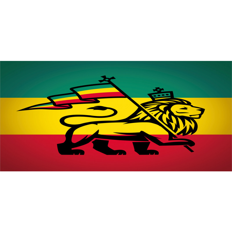 Judah Lion Rastafari Flag Mug