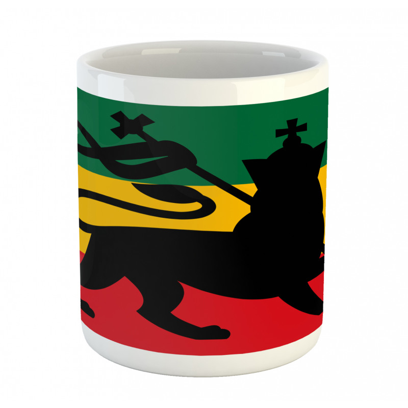 Judah Lion Reggae Flag Mug