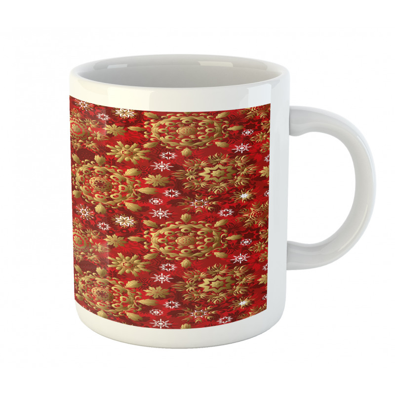 Xmas Flora Ornament Mug