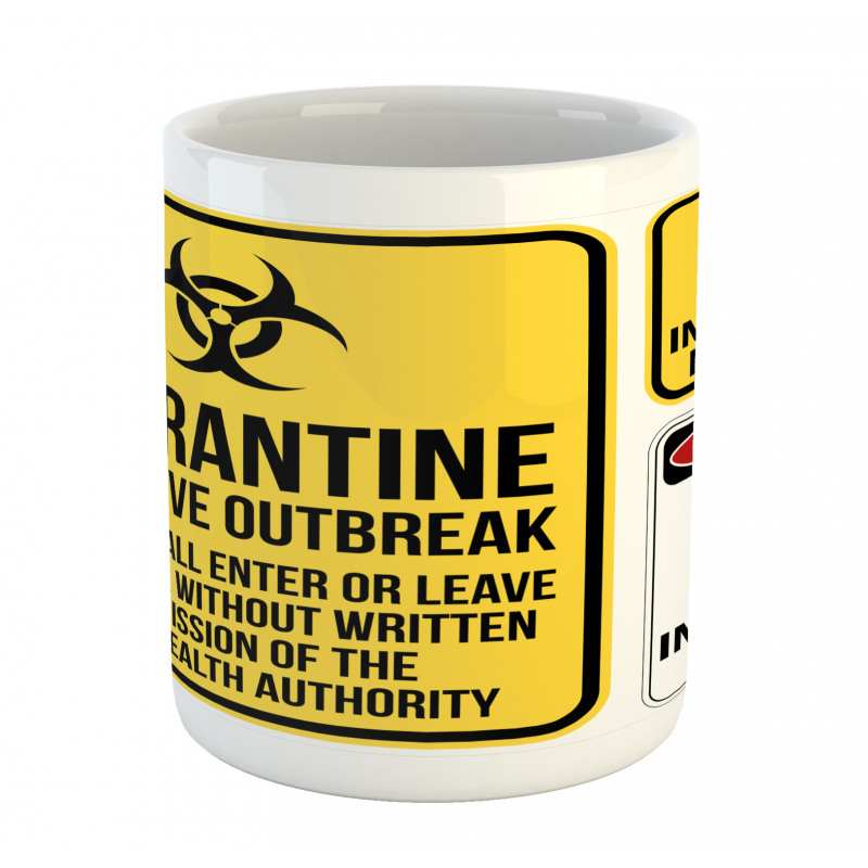 Danger Quarantine Mug