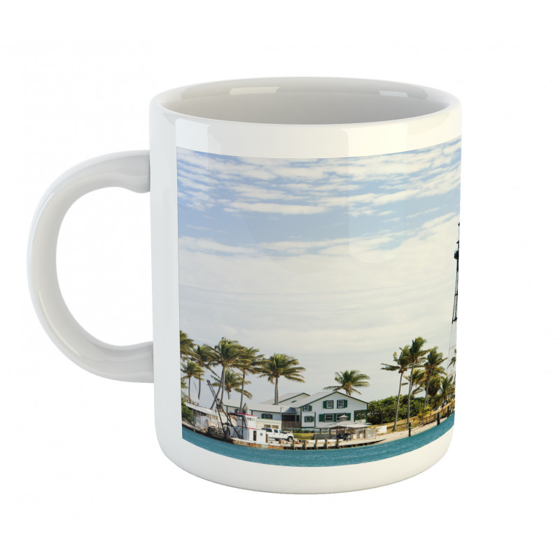 Lighthouse Palms Mug