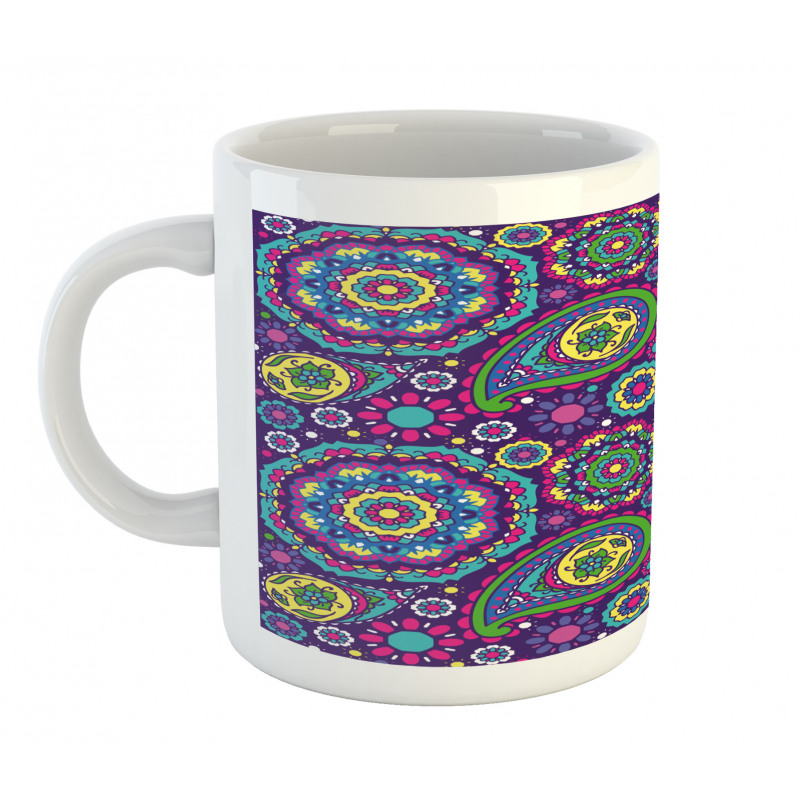 Vibrant Tones Boho Mug