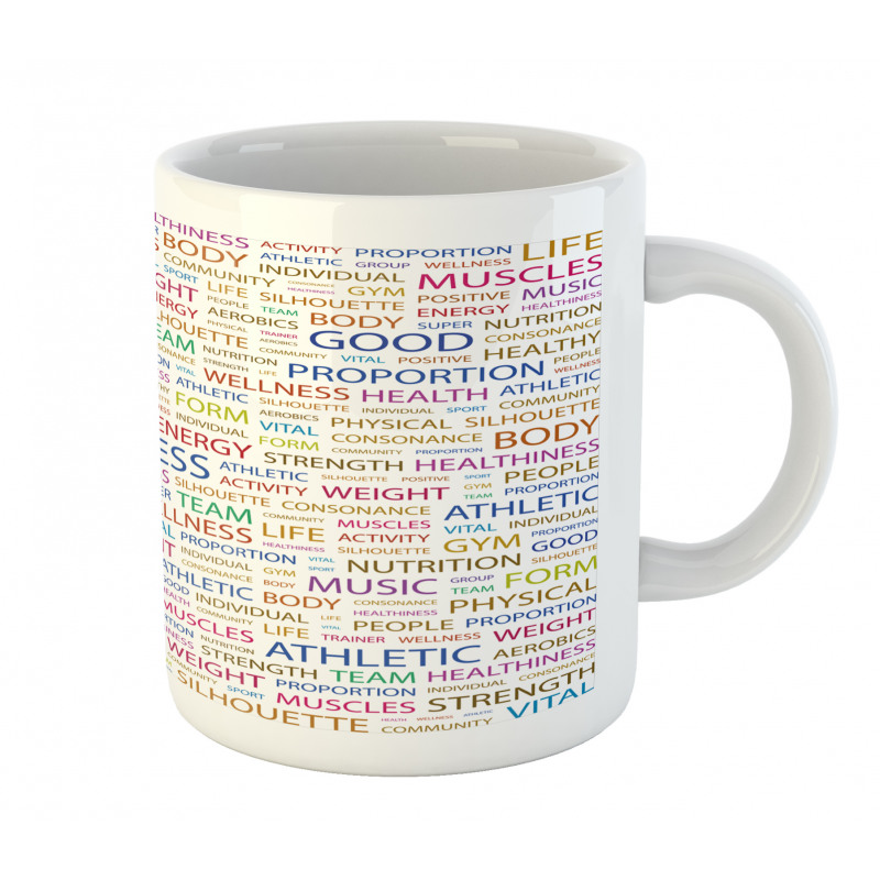 Psychical Activity Word Mug