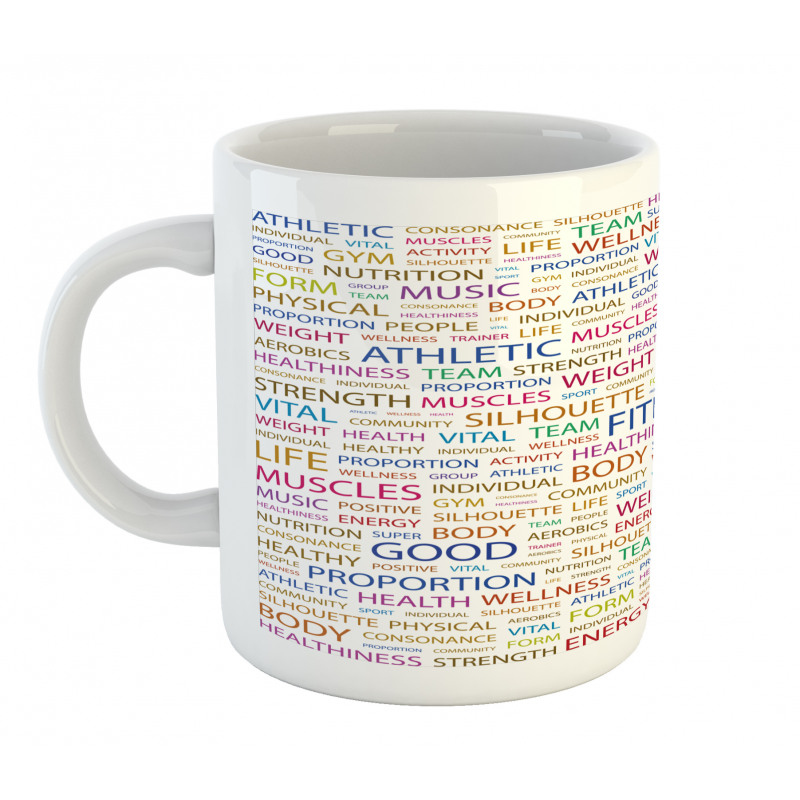 Psychical Activity Word Mug