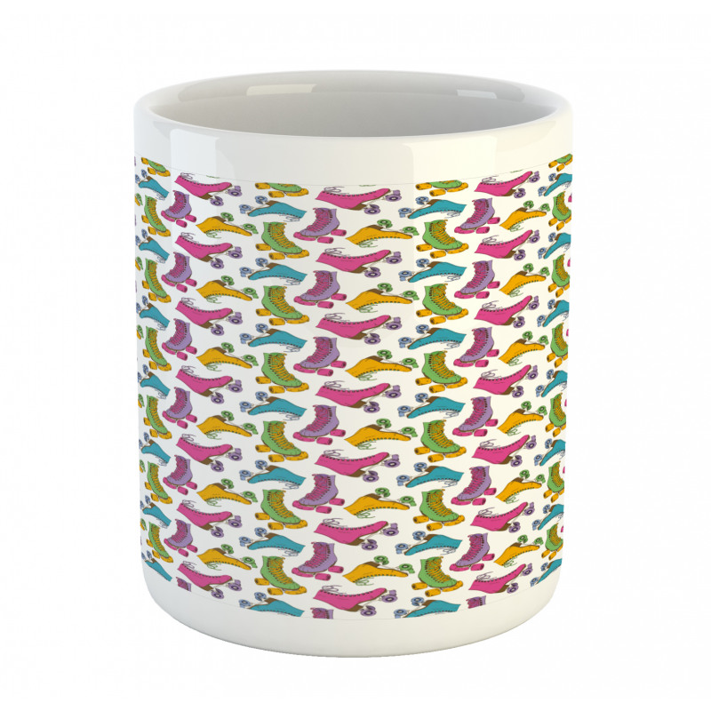 Roller Skates Vivid Mug