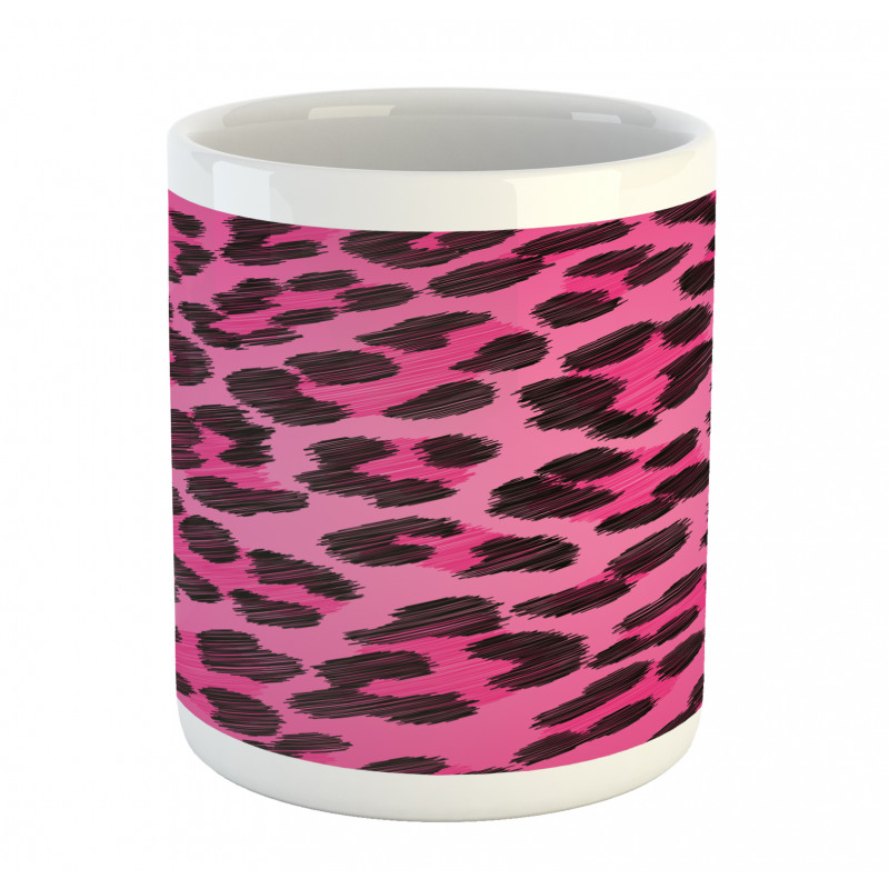 Vibrant Leopard Skin Mug