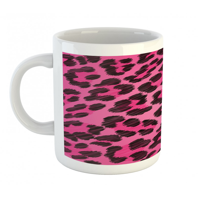 Vibrant Leopard Skin Mug