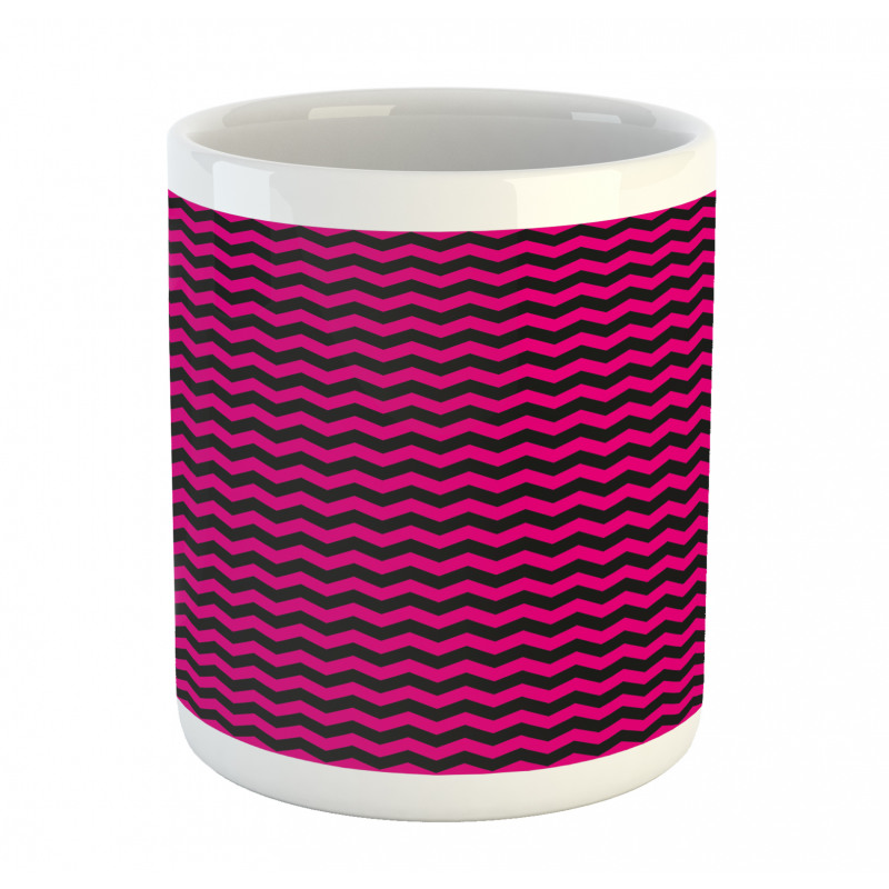 Chevron Lines Curves Mug