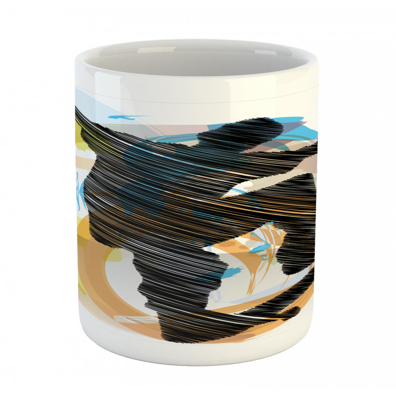 Skater Sketch Art Mug