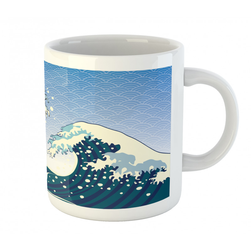 Ocean Wind Art Mug