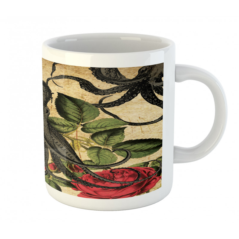 Roses Marine Animal Mug