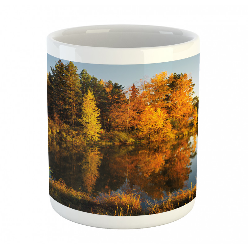 Lake Woodland at Sunset Mug