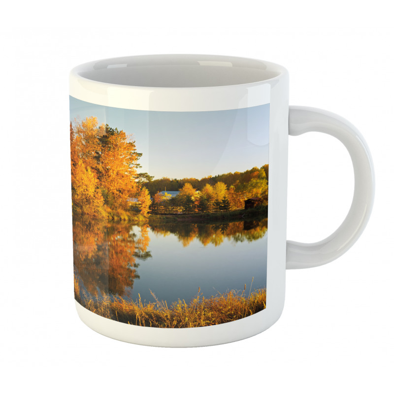 Lake Woodland at Sunset Mug