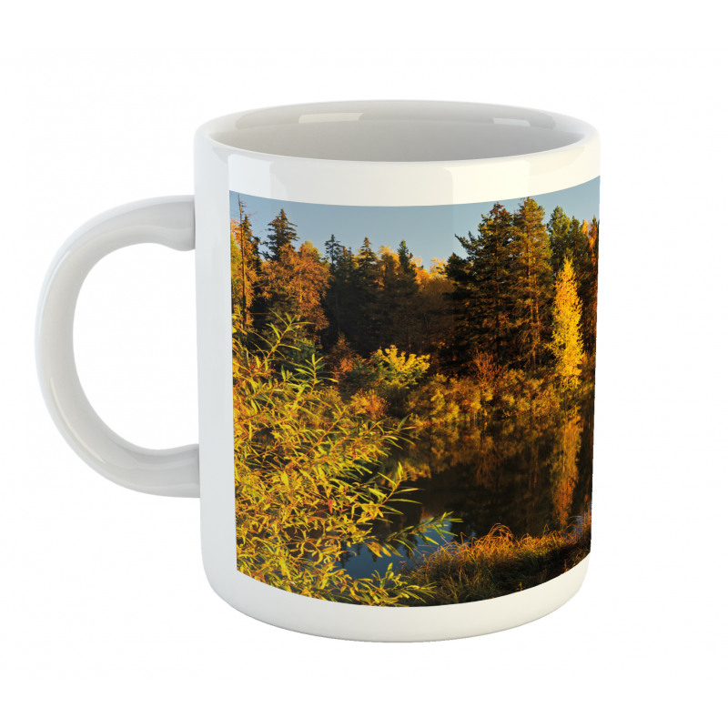 Lake Woodland at Sunset Mug