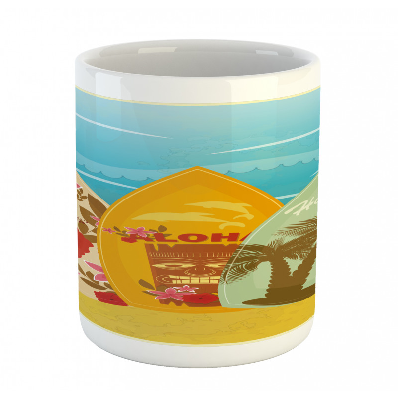 Surfboard Exotic Mug