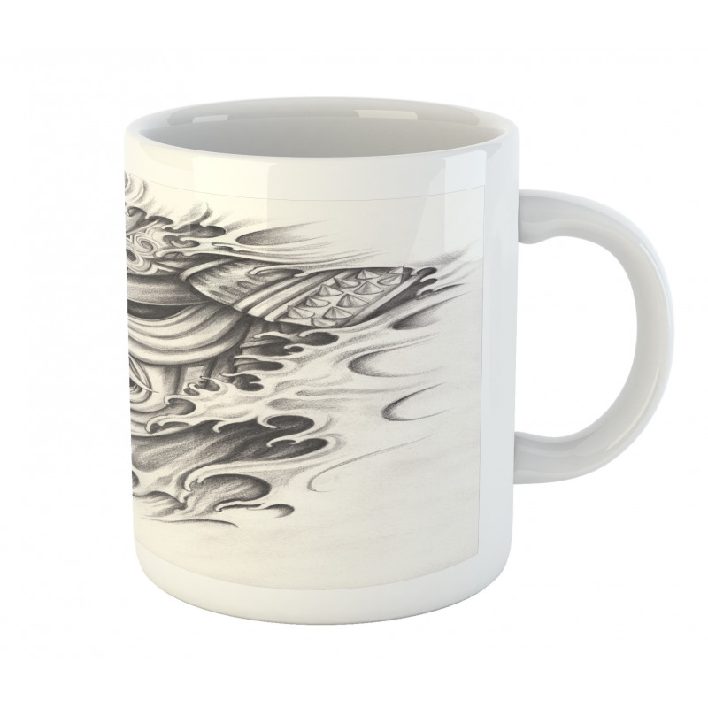 Warrior Samurai Art Mug