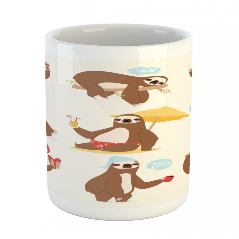 Funny Sluggard Animal Mug