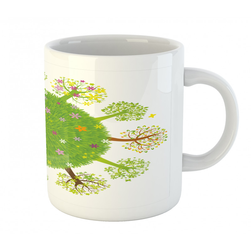 Various Green Trees Bloom Mug