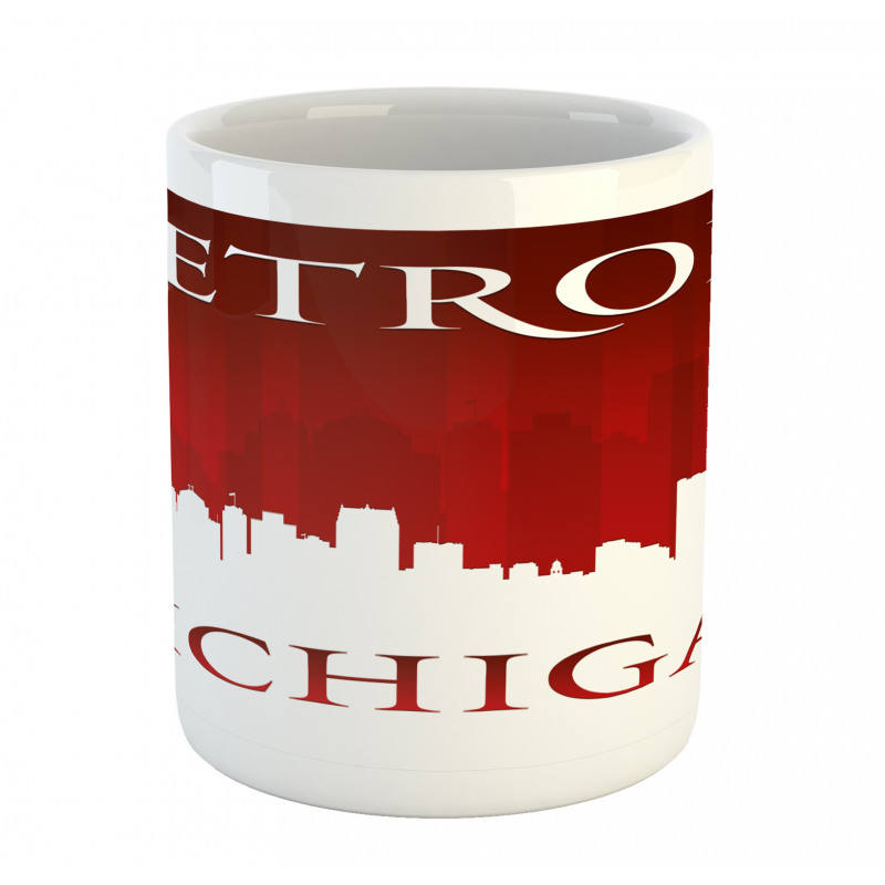 Michigan City Letters Mug