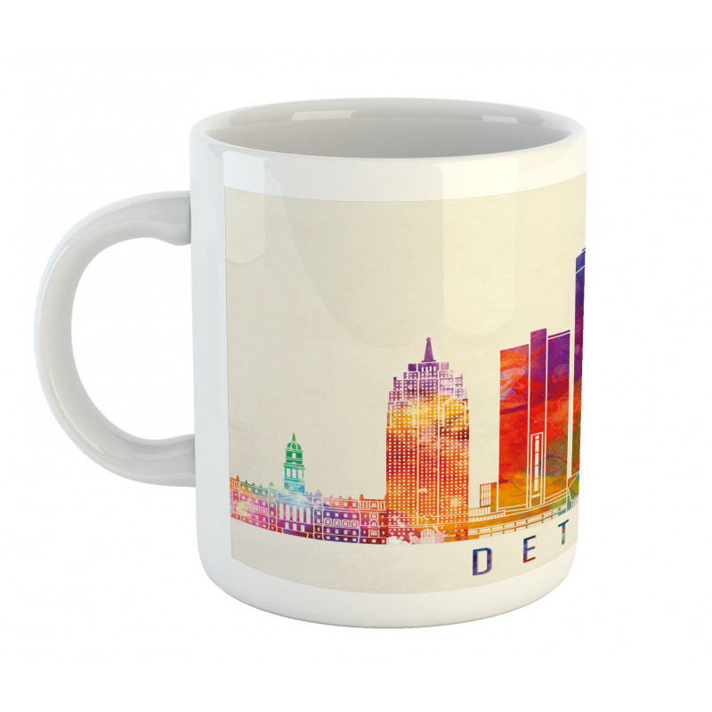 Vibrant Modern Building Mug