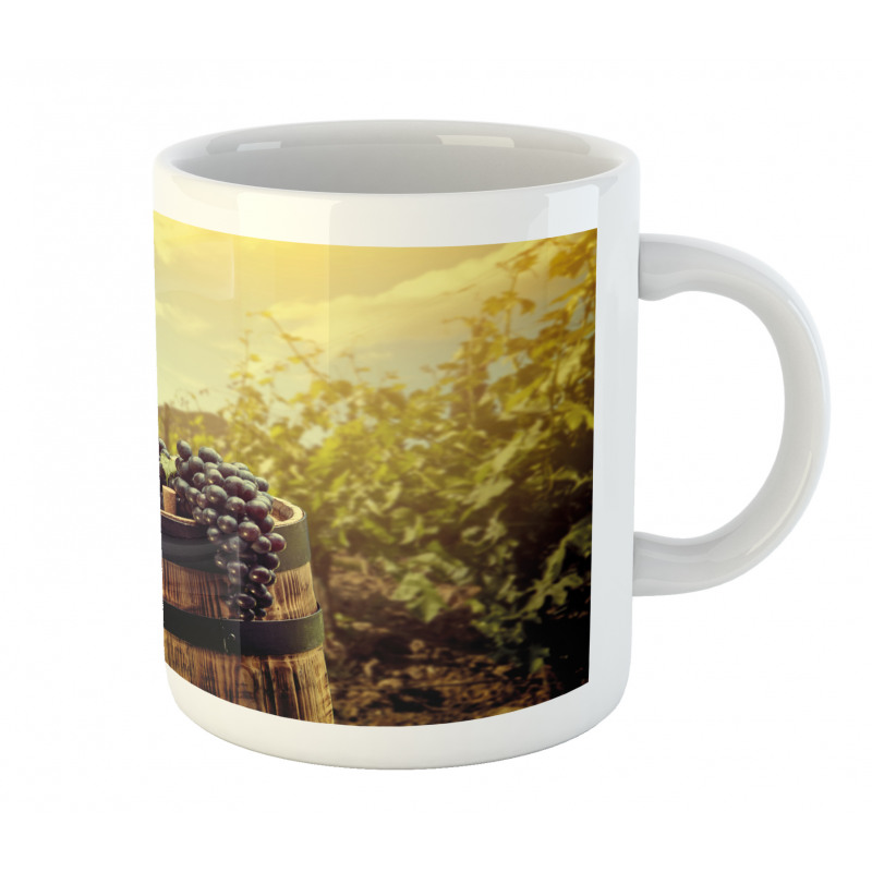 Scenic Tuscany Vineyard Mug