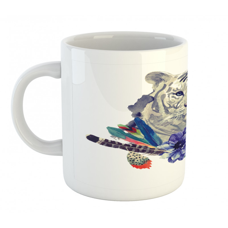 Retro Feline Cat Mug