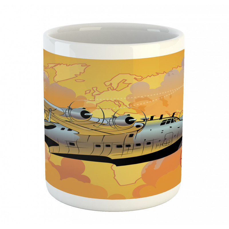 Retro Seaplane Mug