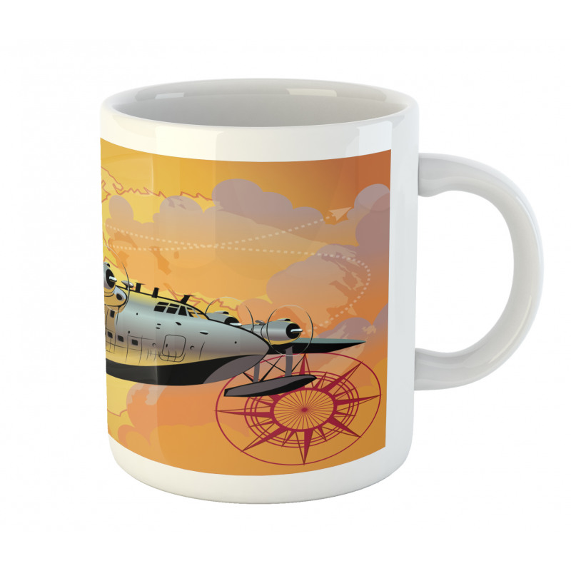 Retro Seaplane Mug