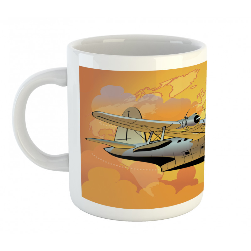 Retro Seaplane Mug