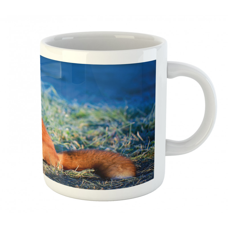 Serene Cold Autumn Field Mug