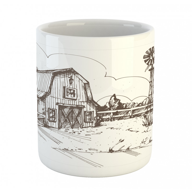 Rustic Farmhouse Barn Mug